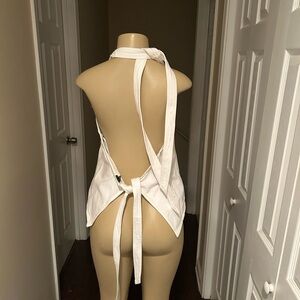 Wild Fable White denim Halter Top